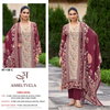 AT 136 A to D By Amrutvela Viscose Maslin Best Dress Material Wholesale Shop In Surat
